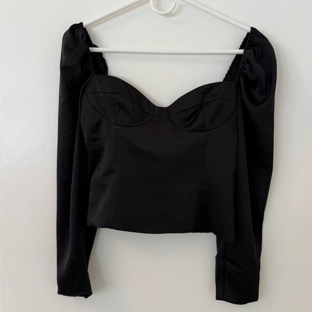 Wilfred Novella Satin Blouse